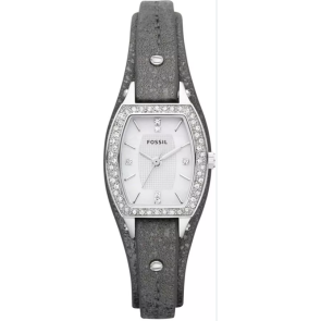 Bracelet de montre Fossil JR1335 Cuir Gris 10mm